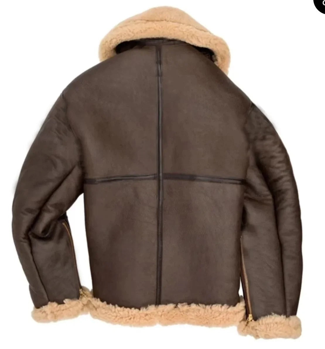 Aurelian | Luxe Shearling Aviator with Vintage Edge