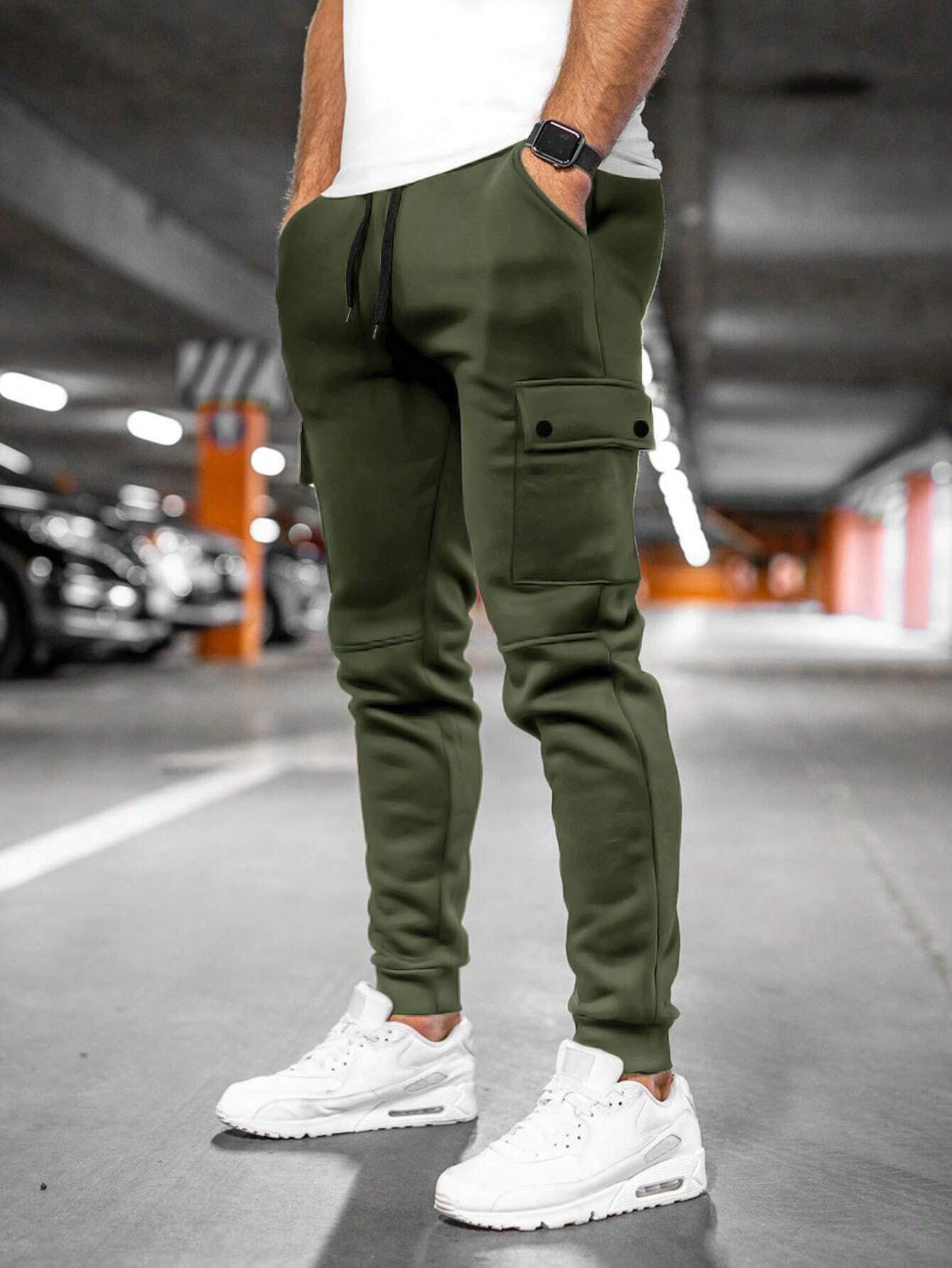 Herren-Cargohose – Stretchmaterial
