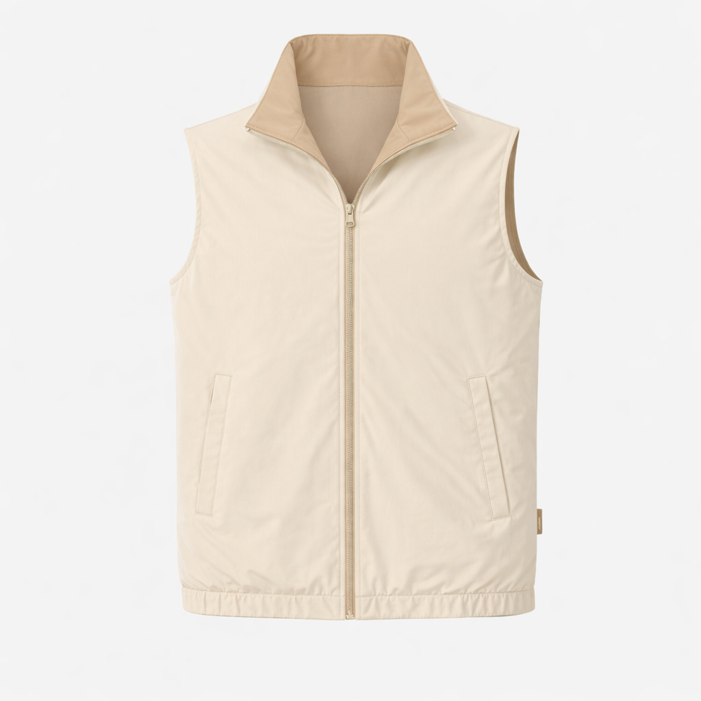 Nelxo's  Kith/Beige Reversible Travel Gillet