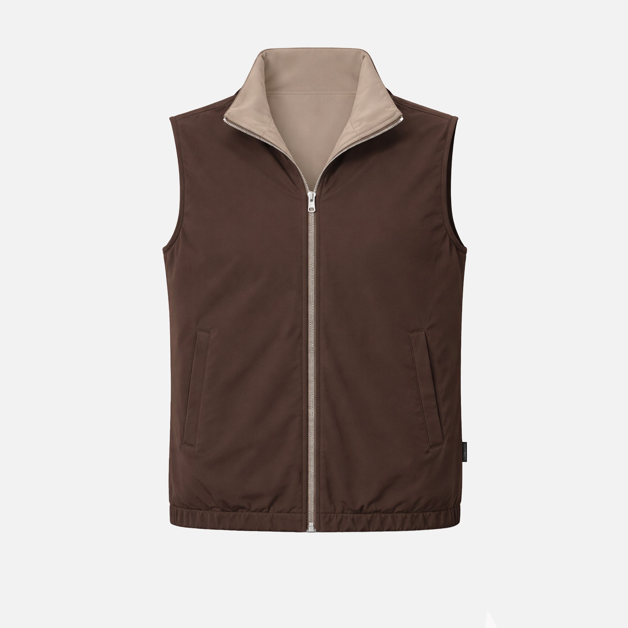 Nelxo's  Espresso/Falcon Reversible Travel Gillet
