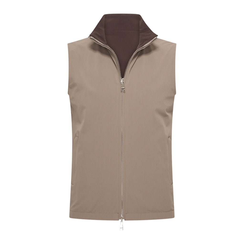 Nelxo's  Espresso/Falcon Reversible Travel Gillet