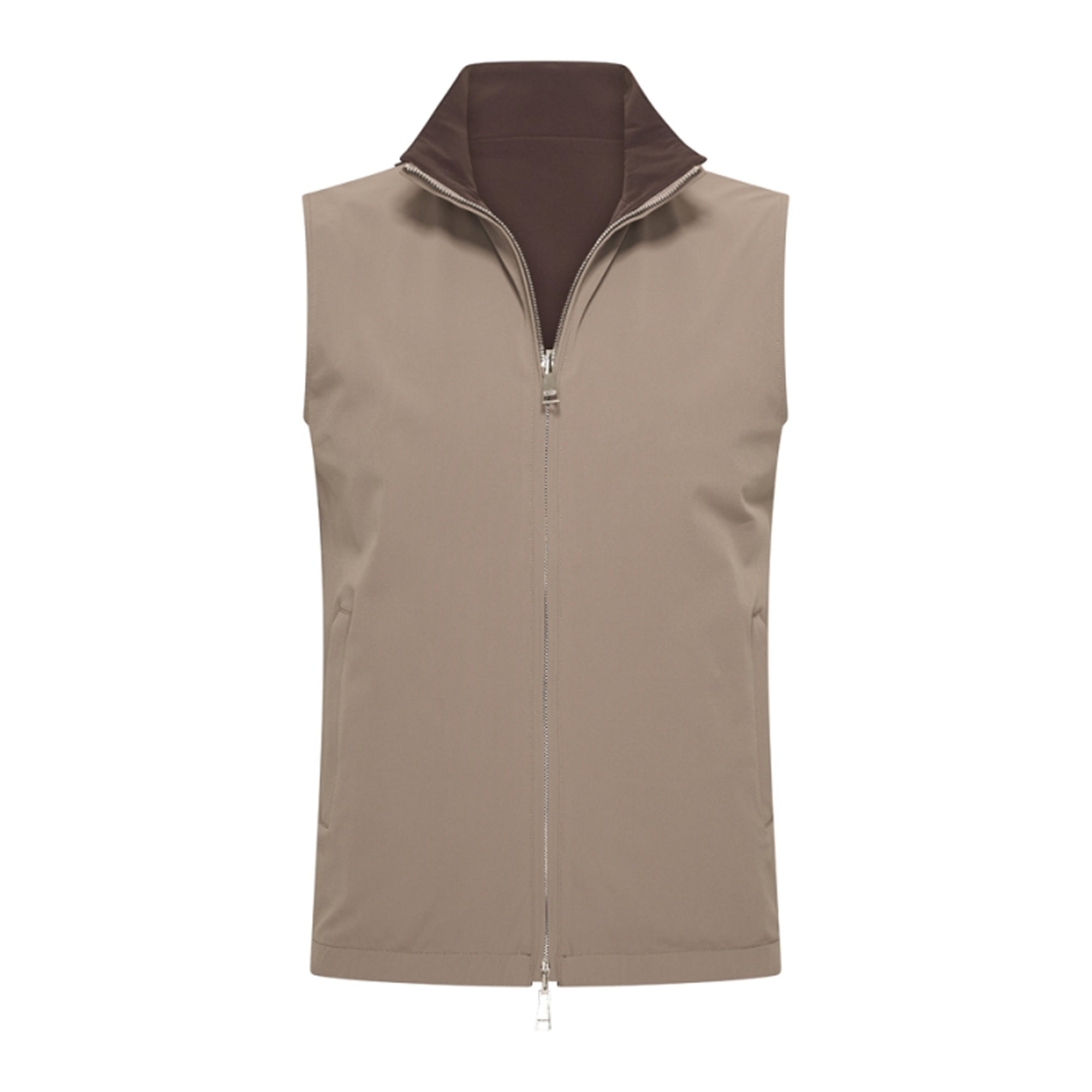 Nelxo's  Espresso/Falcon Reversible Travel Gillet
