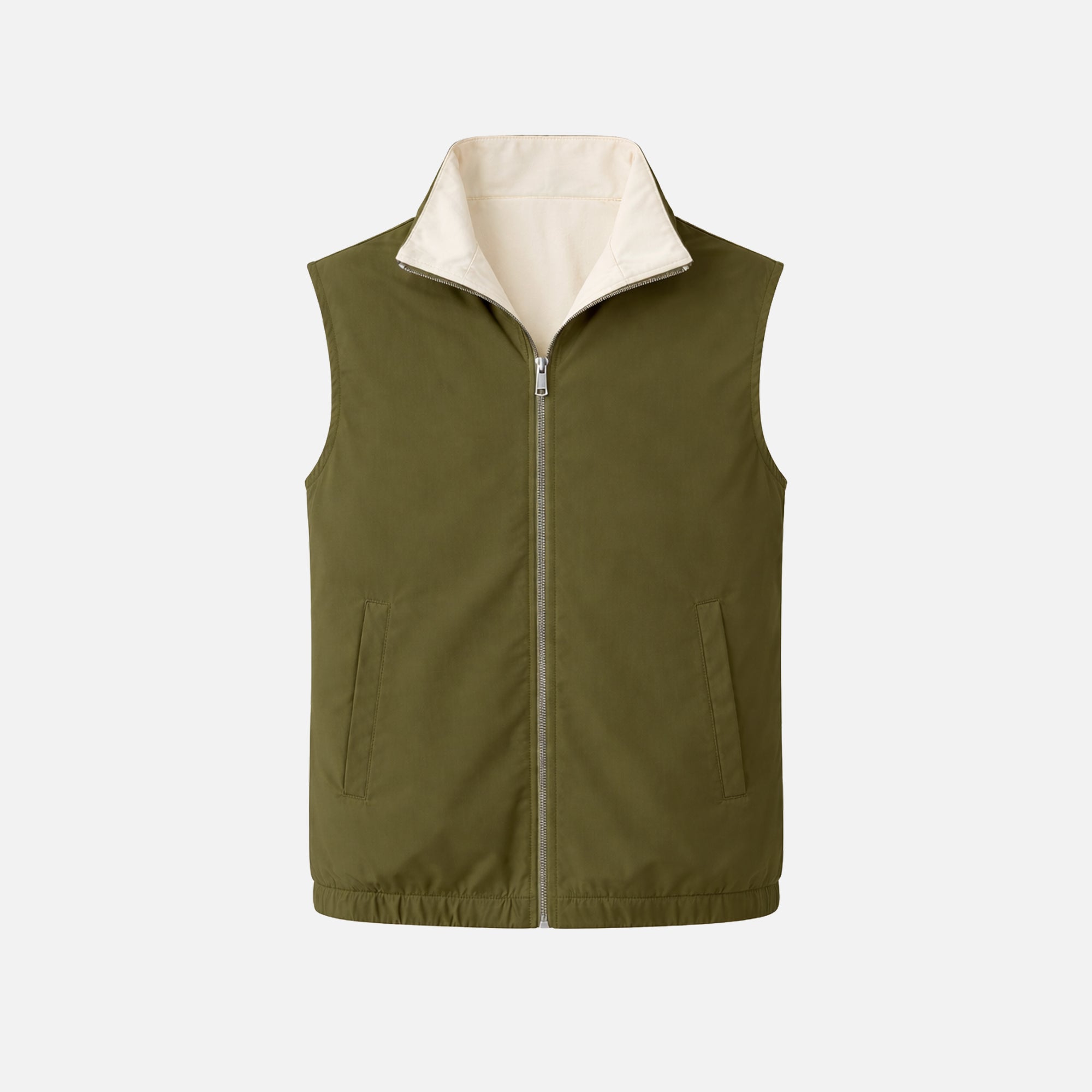 Miio's Olive Green / Kith Reversible Travel Gillet