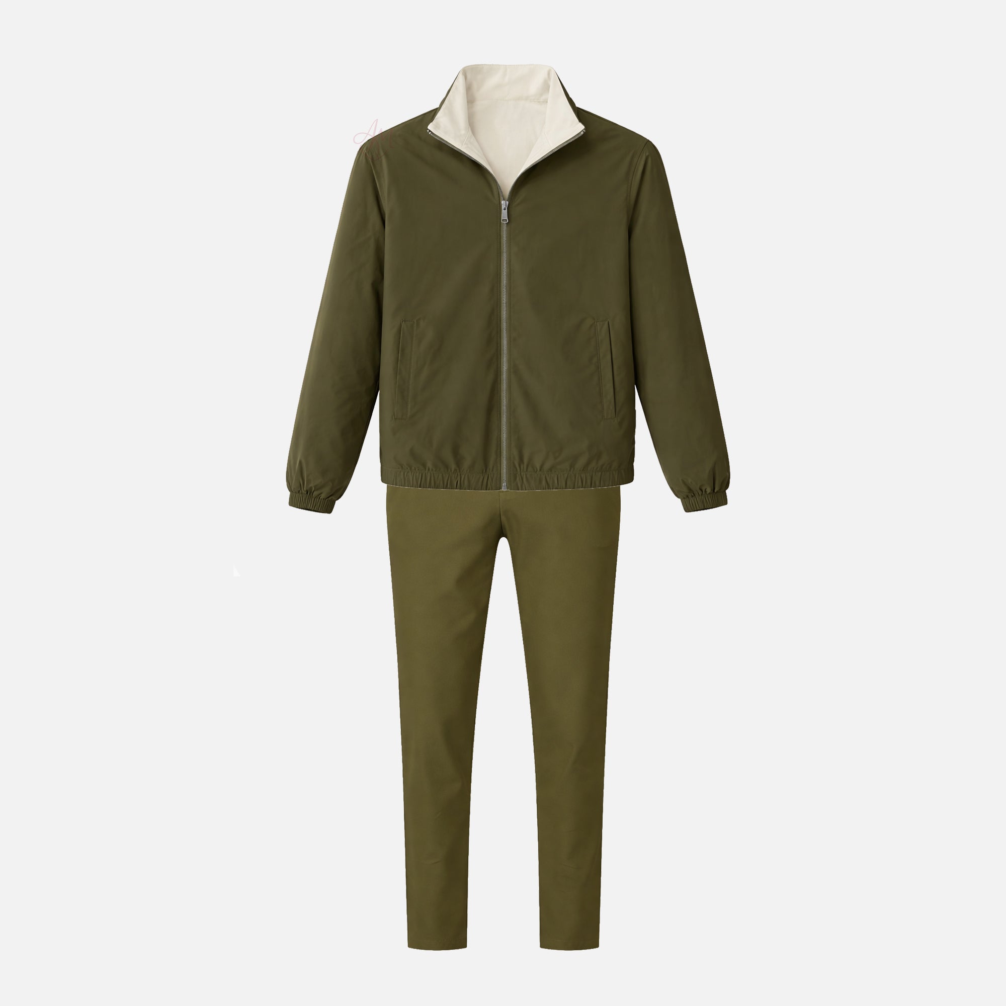 Olive/Kith Bundle - Reversible Jacket + Pantalon