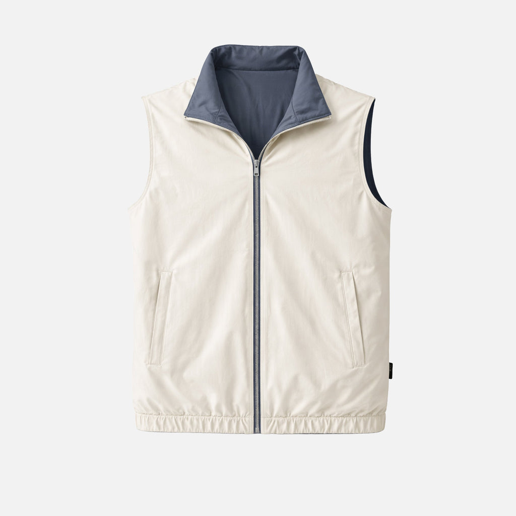 Nelxo's  Cloud Blue/Kith Reversible Travel Gillet