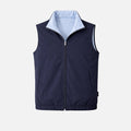 Nelxo's  Navy Blue/Baby Blue Reversible Travel Gillet